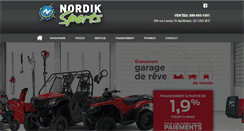 Desktop Screenshot of nordiksports.com