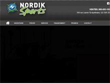 Tablet Screenshot of nordiksports.com